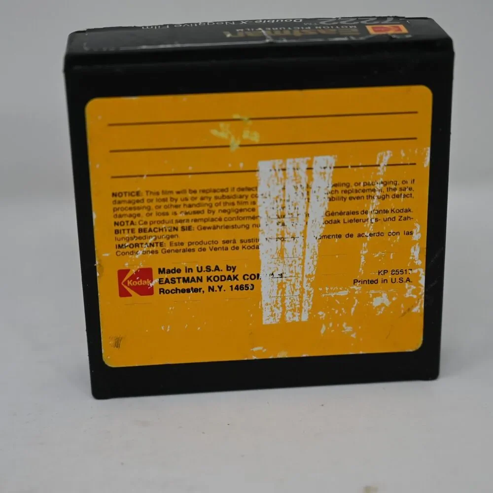 Kodak Eastman 7222 Double-X 16mm Motion Picture Film 100ft New